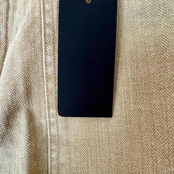 R13 NWT Wide Leg Utility Pants 29 Khaki Beige - Picture 11 of 11